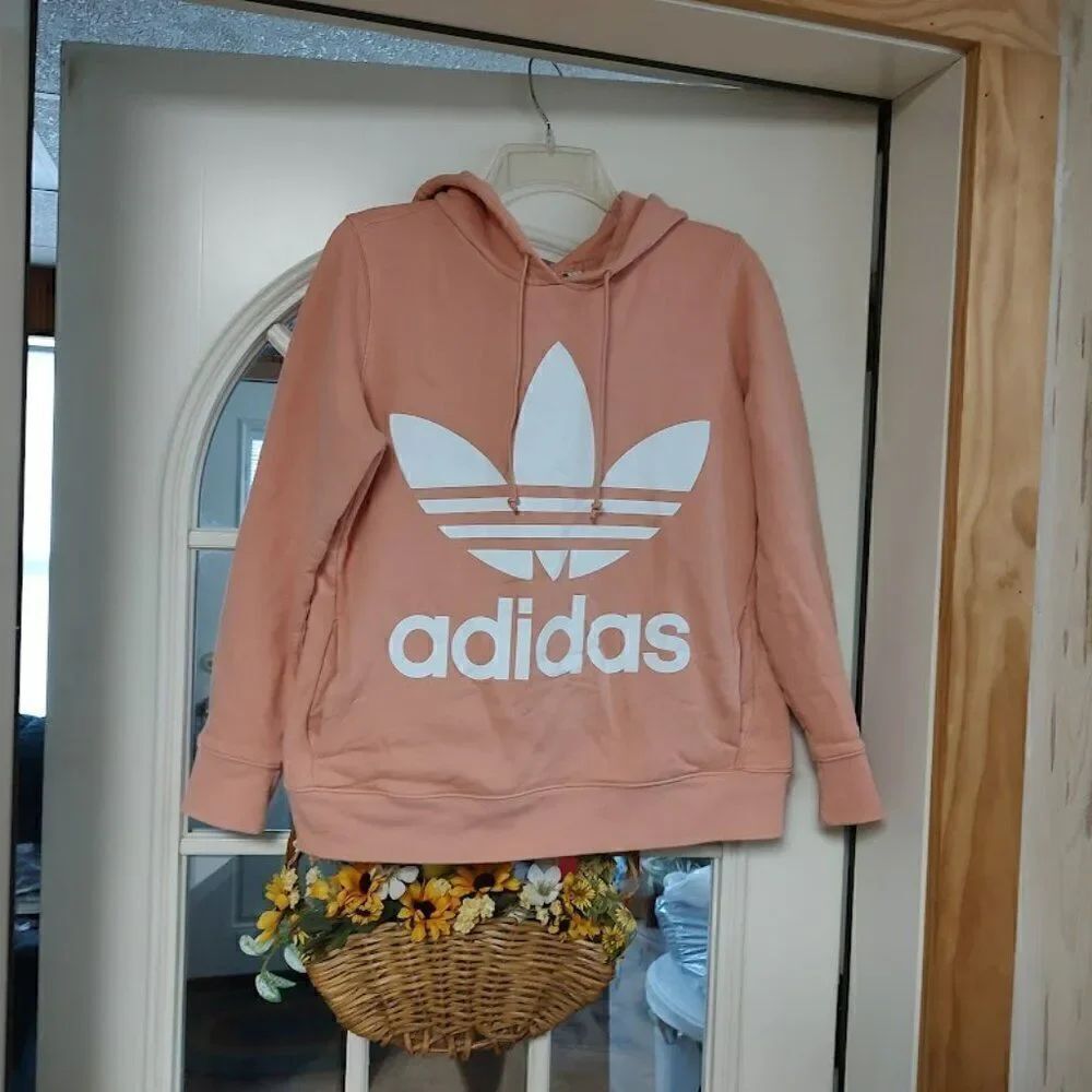 Adidas Salmon Colored Hoodie Size Women's Small